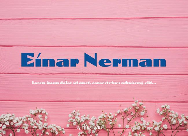 Einar Nerman example